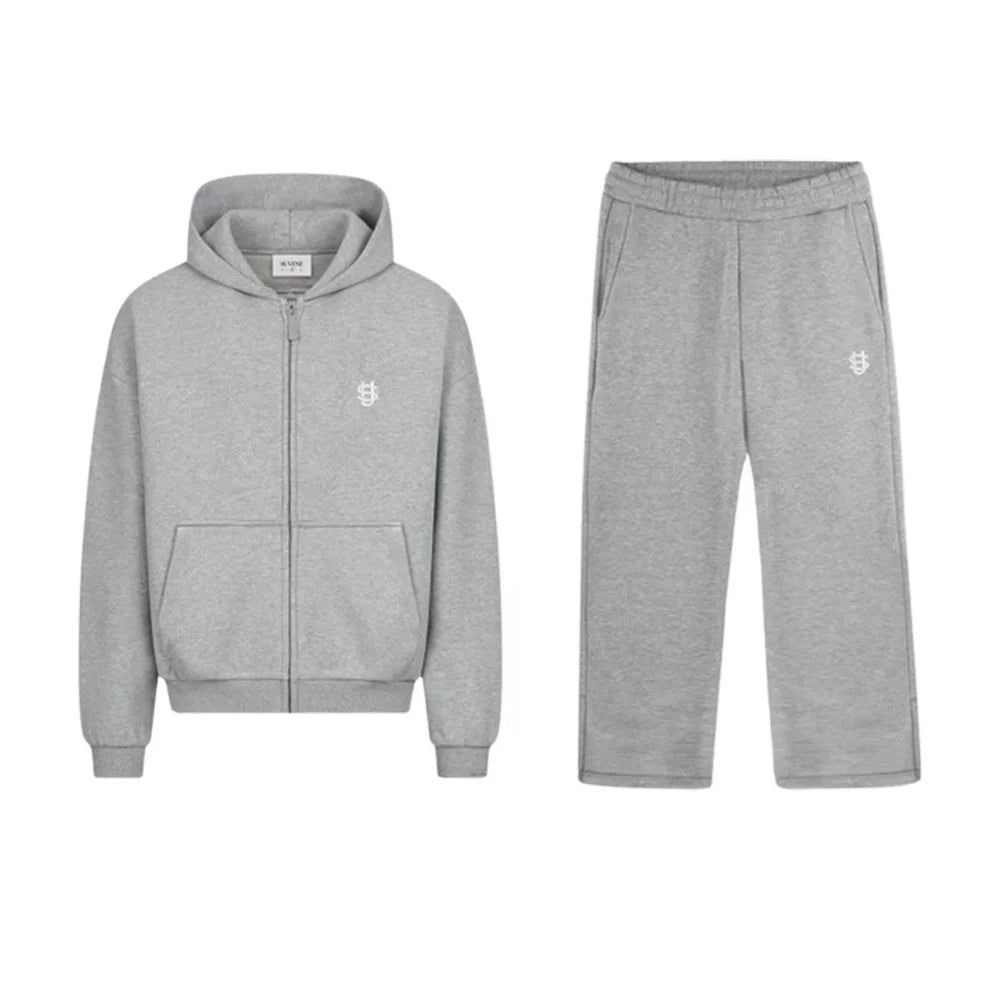 Premium Unisex Zip-Up Hoodie & Jogger Tracksuit Set – Casual Streetwear