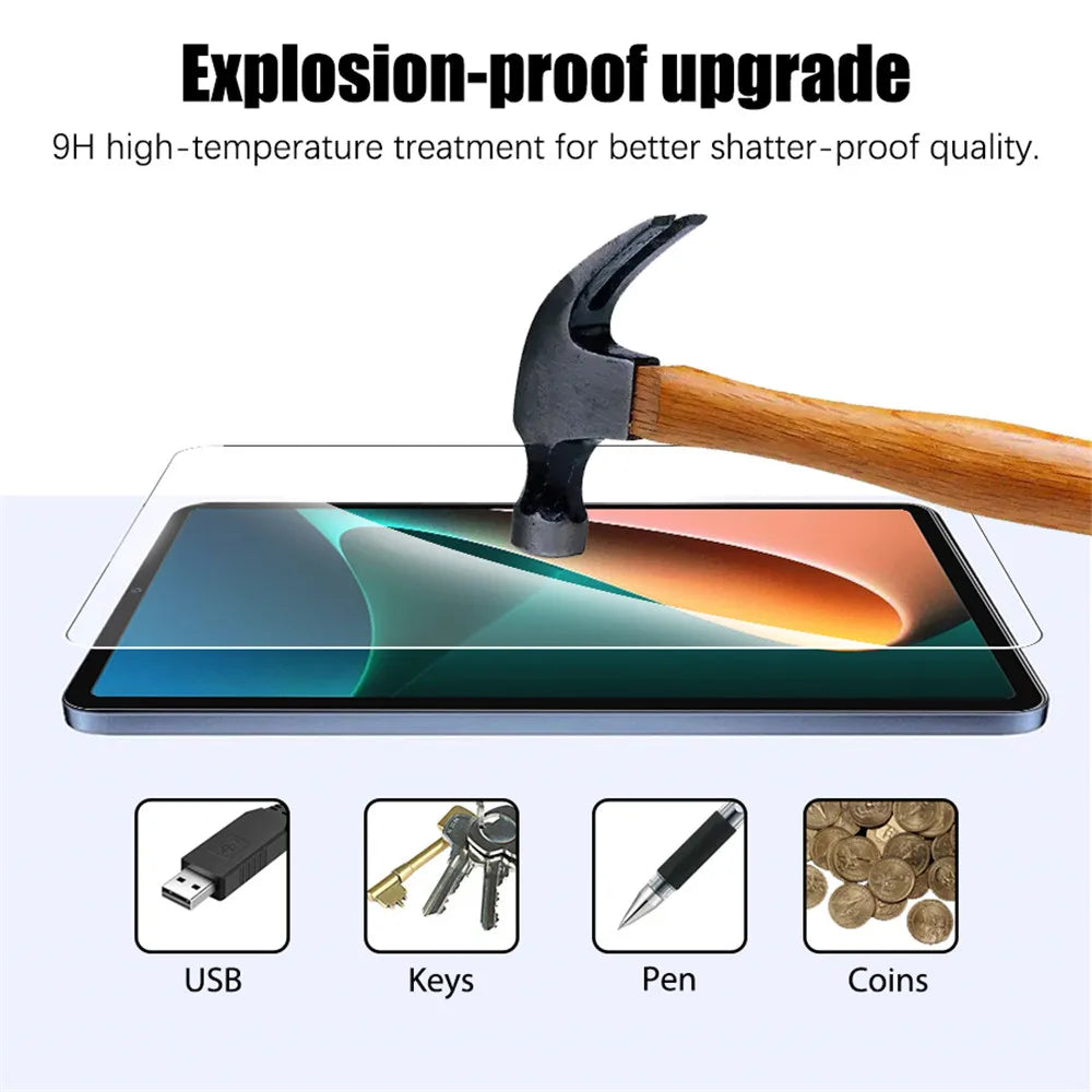 2-Pack Tempered Glass Screen Protector for Xiaomi Mi Pad 5 & Mi Pad 6