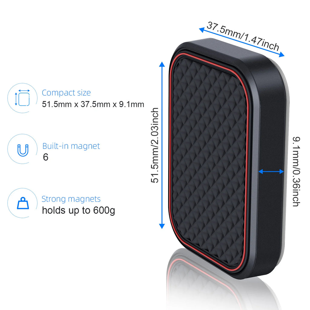 Magnetic Car Phone Mount - Strong Magnetic Dashboard & Air Vent Holder