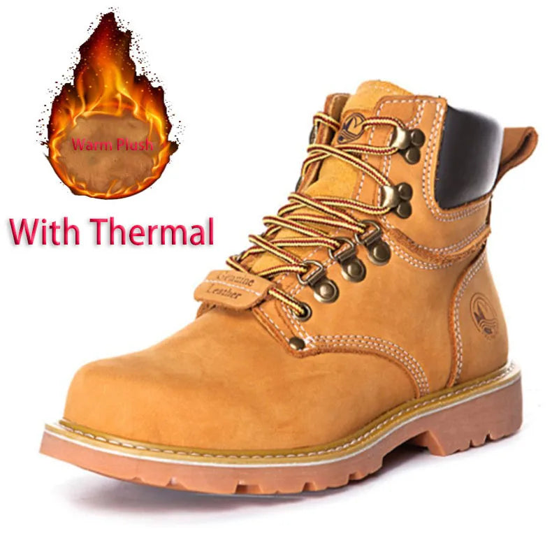 Classic Genuine Leather Men's Hiking & Work Boots
