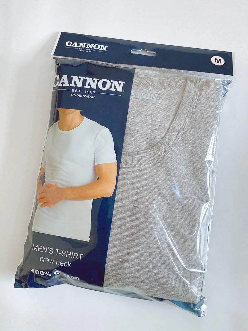 2-Pack Premium Men's Cotton Undershirts – Soft Breathable Everyday T-Shirts
