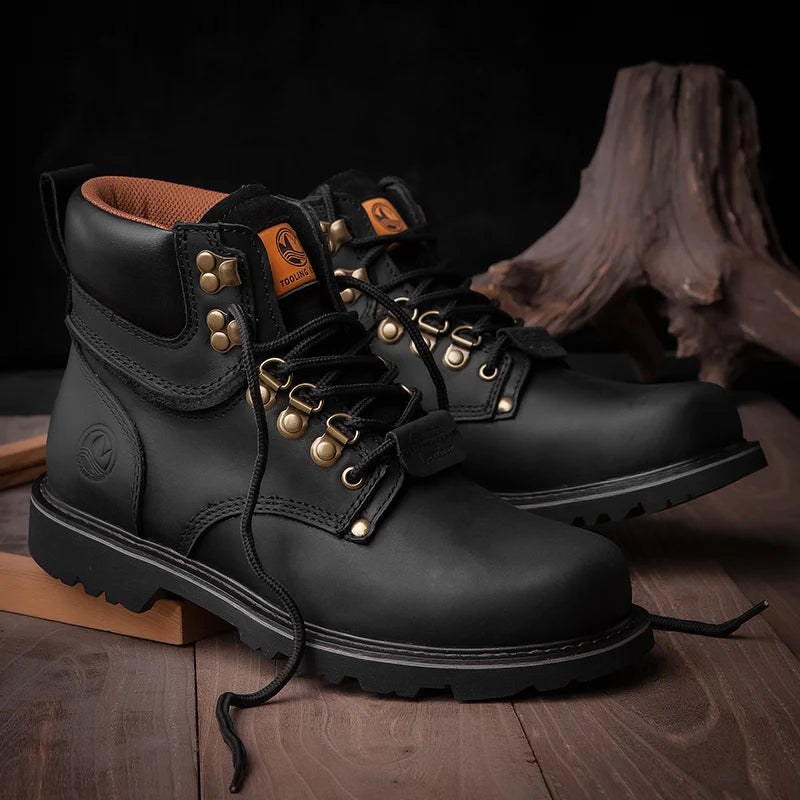 Classic Genuine Leather Men's Hiking & Work Boots
