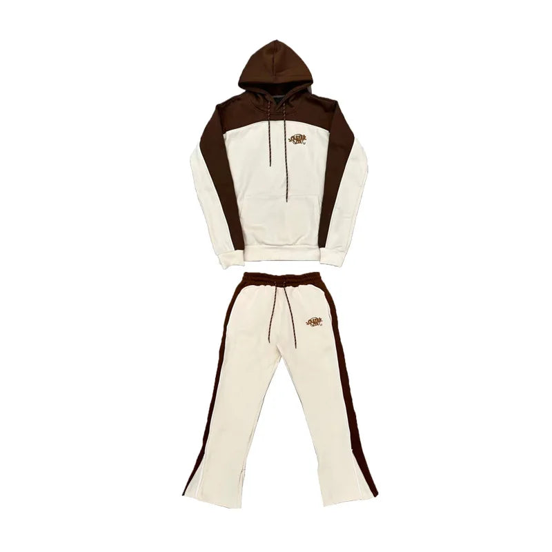 Premium Unisex Color Block Hoodie & Jogger Tracksuit Set