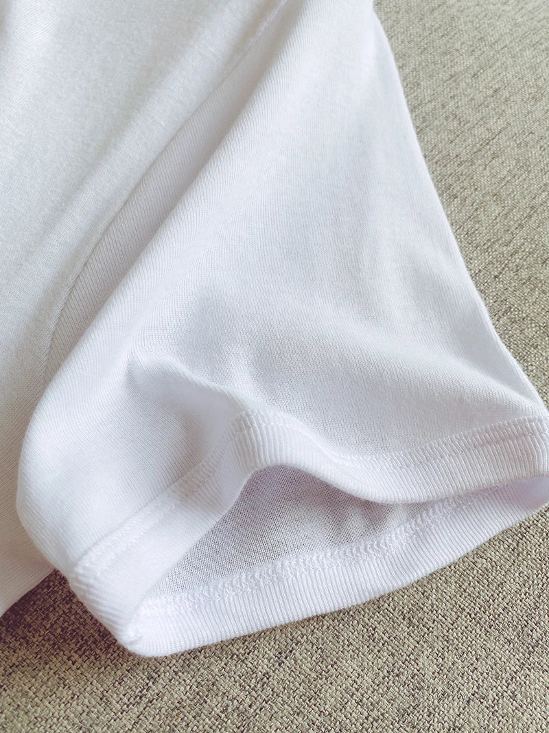 2-Pack Premium Men's Cotton Undershirts – Soft Breathable Everyday T-Shirts