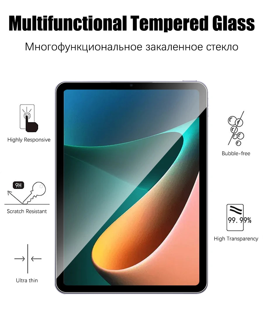 2-Pack Tempered Glass Screen Protector for Xiaomi Mi Pad 5 & Mi Pad 6