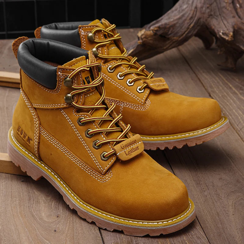Classic Genuine Leather Men's Hiking & Work Boots