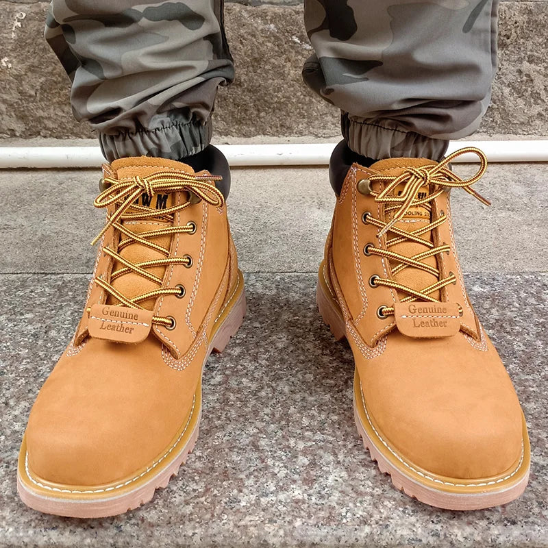 Classic Genuine Leather Men's Hiking & Work Boots