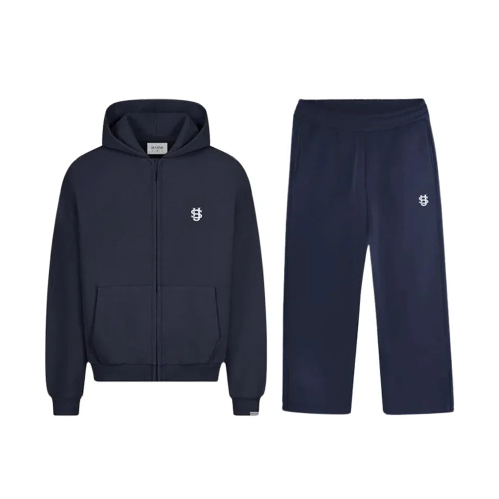 Premium Unisex Zip-Up Hoodie & Jogger Tracksuit Set – Casual Streetwear